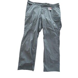 Eddie Bauer Guide Pro Pants Womens 24W Gray First Ascent Hiking UPF 50+ Stretch